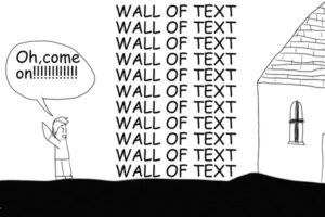 Wall of text