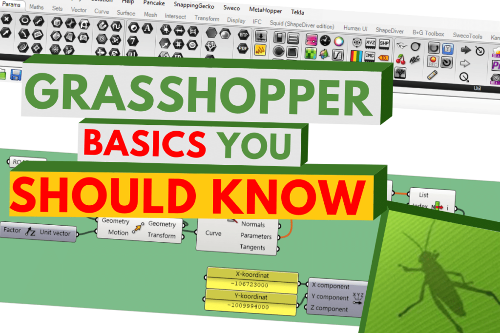 grasshopper rhino number parts