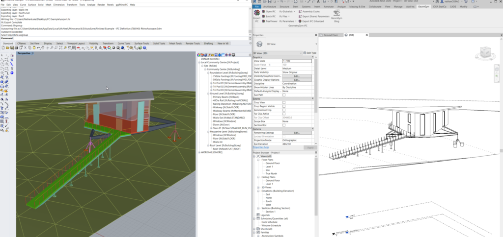 Geometry Gym in Grasshopper BIM