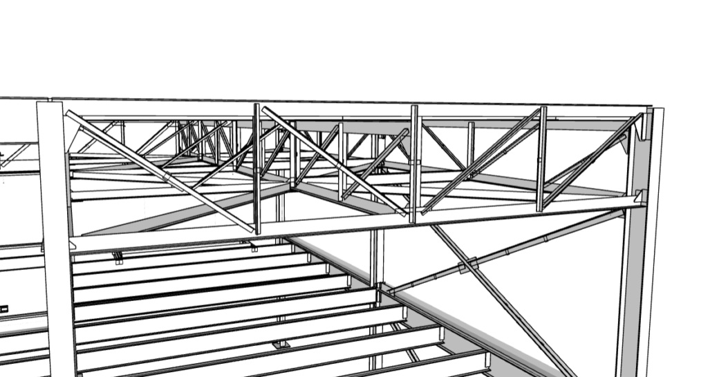 Example .bim file of a steel structure