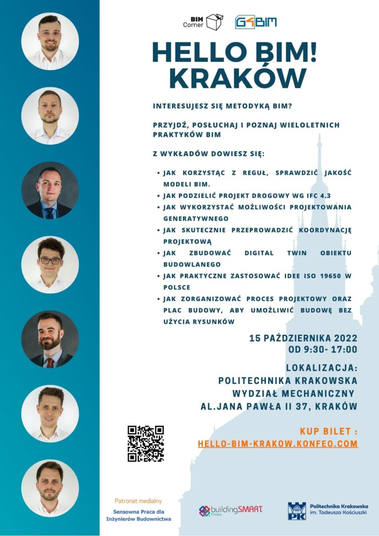 plakat Hello BIM Kraków