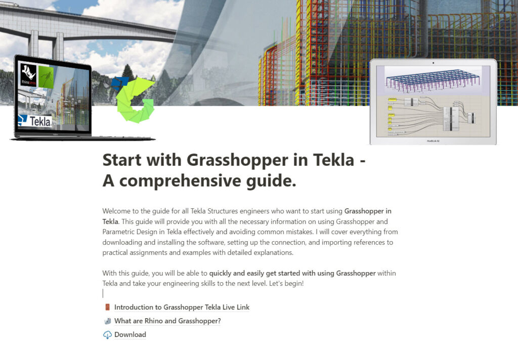 Grasshopper Tekla Live Link