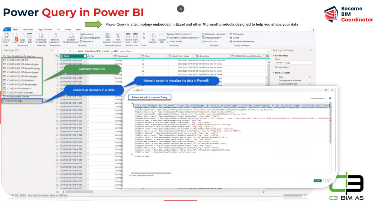 openbim component in Power BI 