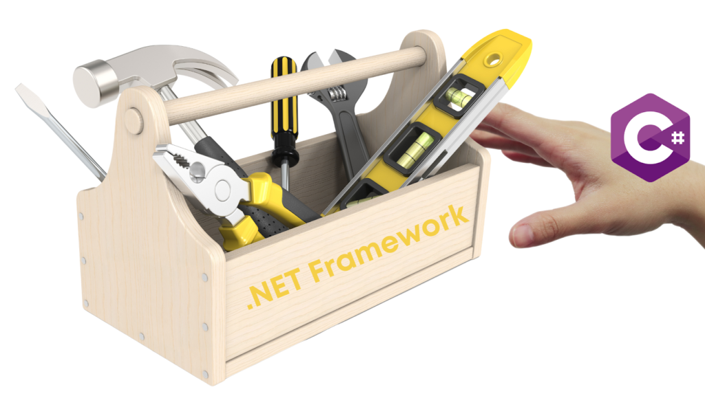Platforma .NET Framework to skrznka z narzędzimi, którą wykorzystuje C#