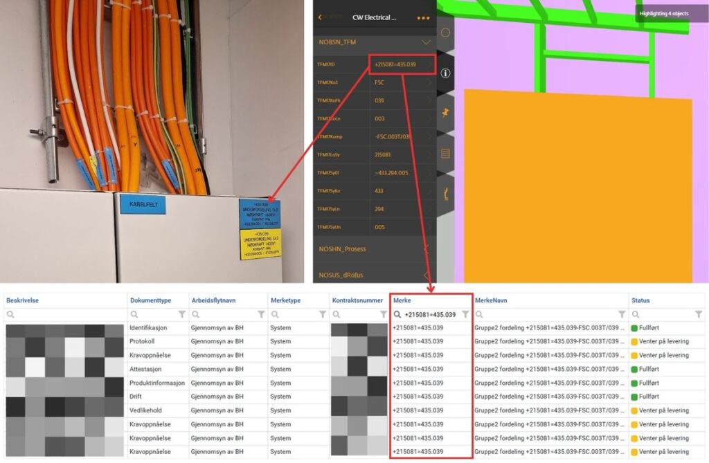 unique coding joining building, model and database