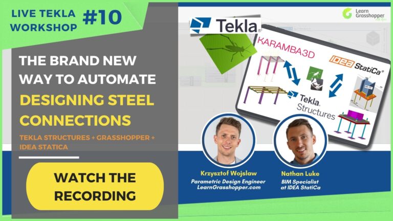 tekla steel connections