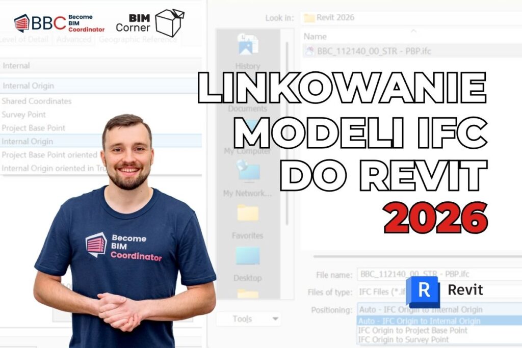Linkowanie modeli IFC do Revit 2026