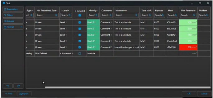 schedule color rhino