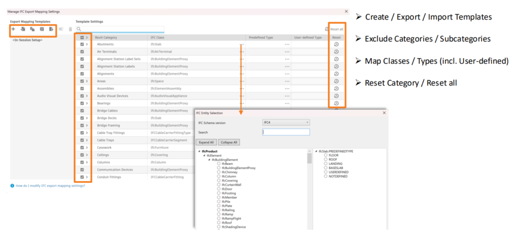 Category mapping in Revit