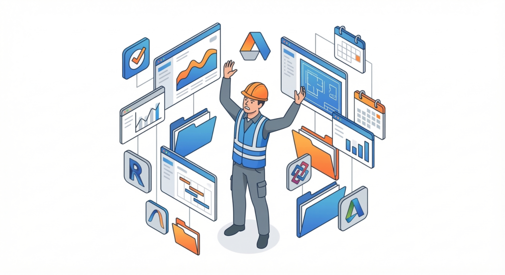 Software chaos on construction site